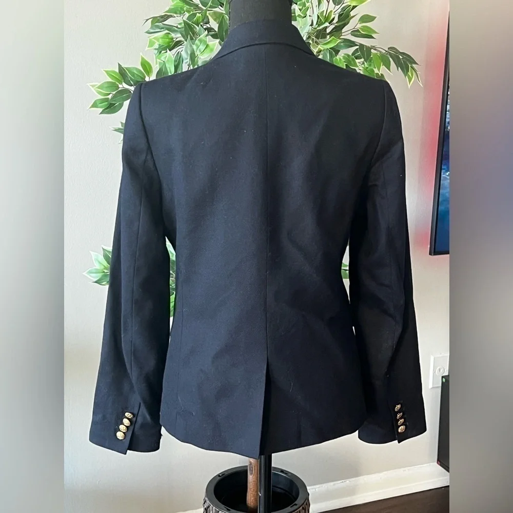 J Crew Schoolboy Blazer Jacket Navy Blue Size 6